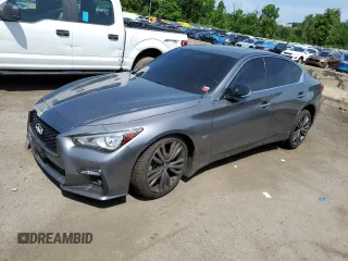 2020 Infiniti Q50 Pure with VIN JN1EV7AR6LM253692, listed as a Copart auction lot 59206304 with 55,990 mi miles and Non repairable. Bid and sale history available at DreamBid. Image 1.