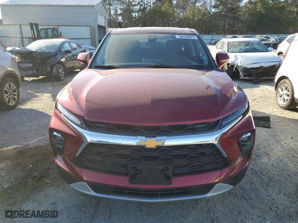 2025 Chevrolet Blazer LT with VIN 3GNKBHR42SS138035, listed as a Copart auction lot 87947255 with 3,344 mi miles and Clean Title. Bid and sale history available at carsss.com. Image 5.