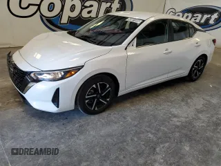 2024 Nissan Sentra SV with VIN 3N1AB8CV3RY352788, listed as a Copart auction lot 54801595 with 28,453 mi miles and Clean Title. Bid and sale history available at DreamBid. Image 1.