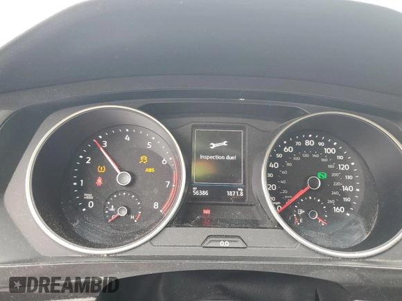 2019 Volkswagen Tiguan SE z VIN 3VV2B7AXXKM152375, wystawiony jako Copart lot #63985805 z przebiegiem 56 386 mil mil oraz Szkoda całkowita • Salvage title. Historia ofert i sprzedaży dostępna na DreamBid. Obrazek 9.