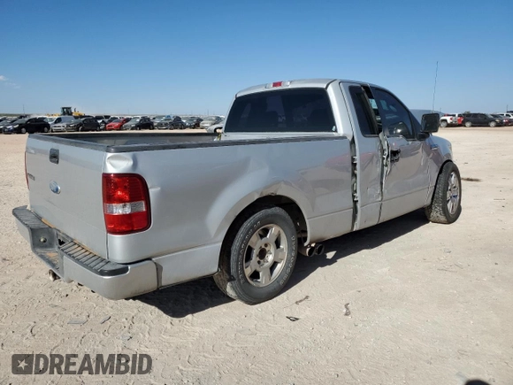 2007 Ford F-150 XL with VIN 1FTRF12227NA80070, listed as a Copart auction lot 51455095 with Not provided miles and Salvage title. Bid and sale history available at DreamBid. Image 3.