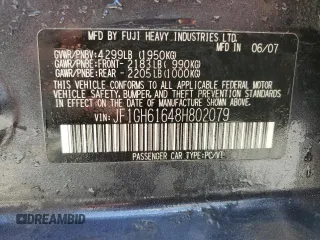 2008 Subaru Impreza i z VIN JF1GH61648H802079, wystawiony jako Copart lot #45606095 z przebiegiem 140 729 mil mil oraz Czysty tytuł • Clean title. Historia ofert i sprzedaży dostępna na DreamBid. Obrazek 14.