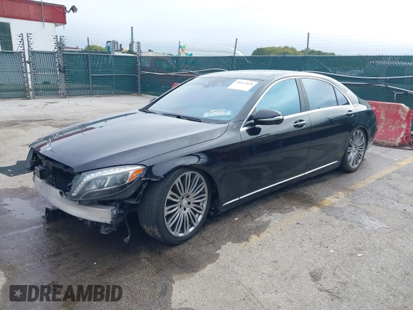 2016 Mercedes-Benz S 550 with VIN WDDUG8CB5GA222424, listed as a IAAI auction lot 40413820 with 125,802 mi miles and . Bid and sale history available at carsss.com. Image 2.