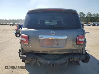 2017 Nissan Armada Platinum with VIN JN8AY2NE2H9707853, listed as a Copart auction lot 46654655 with 69,106 mi miles and Clean Title. Bid and sale history available at carsss.com. Image 6.