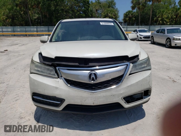 2016 Acura MDX with VIN 5FRYD3H26GB017121, listed as a Copart auction lot 51688653 with 163,867 mi miles. Bid and sale history available at carsss.com. Image 5.