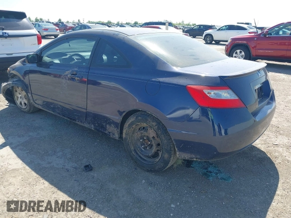 2010 Honda Civic Cpe LX with VIN 2HGFG1B6XAH520086, listed as a IAAI auction lot 42037594 with 172,248 mi miles. Bid and sale history available at carsss.com. Image 3.