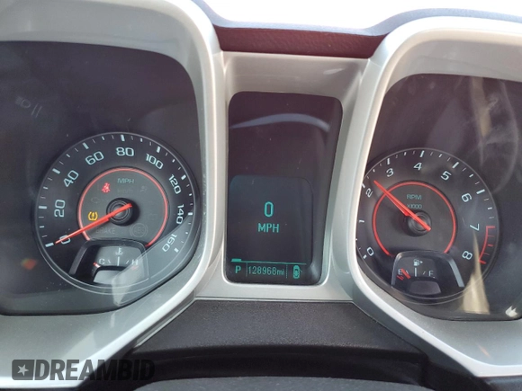 2012 Chevrolet Camaro 1LT with VIN 2G1FB1E37C9203614, listed as a Copart auction lot 60885895 with 128,968 mi miles and Salvage title. Bid and sale history available at DreamBid. Image 9.