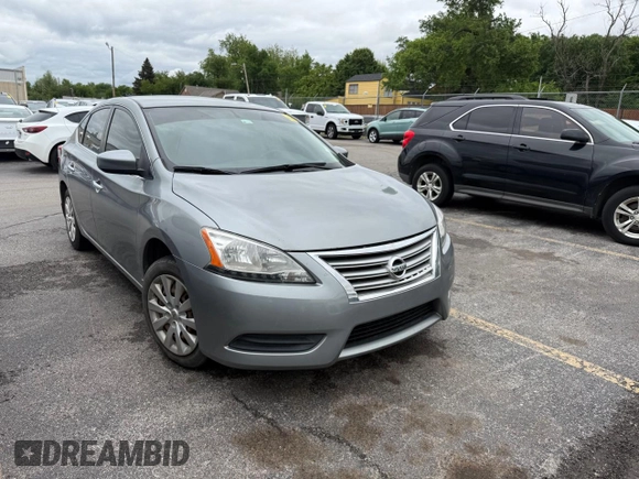 2013 Nissan Sentra FE+ S with VIN 3N1AB7AP0DL777437, listed as a Copart auction lot 55518195 with 132,151 mi miles and Clean Title. Bid and sale history available at DreamBid. Image 1.