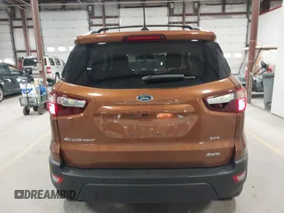 2018 Ford EcoSport SES with VIN MAJ6P1CL2JC170304, listed as a IAAI auction lot 40954855 with 112,012 mi miles and . Bid and sale history available at DreamBid. Image 16.