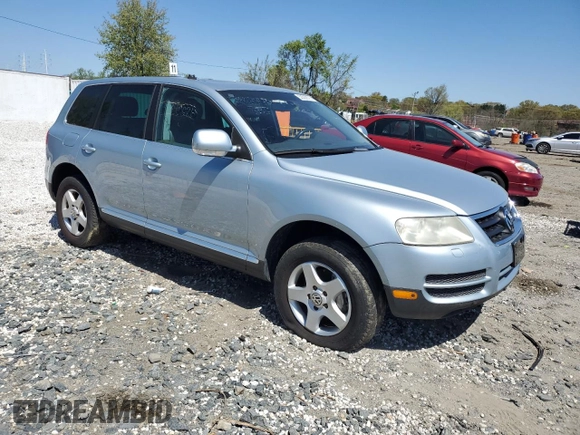 2006 Volkswagen Touareg 3.2L V6 with VIN WVGZG77L56D026456, listed as a Copart auction lot 53502675 with 168,446 mi miles and Clean Title. Bid and sale history available at DreamBid. Image 4.