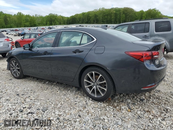 2015 Acura TLX Technology with VIN 19UUB2F54FA020105, listed as a Copart auction lot 57298795 with 104,064 mi miles and Clean title. Bid and sale history available at DreamBid. Image 2.