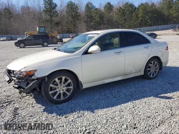 2006 Acura TSX with VIN JH4CL968X6C025404, listed as a Copart auction lot 47410695 with 188,541 mi miles and Salvage Title. Bid and sale history available at carsss.com. Image 1.