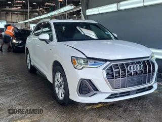 2023 Audi Q3 S line Premium with VIN WA1DECF34P1107427, listed as a IAAI auction lot 42845142 with 43,670 mi miles and . Bid and sale history available at DreamBid. Image 44.