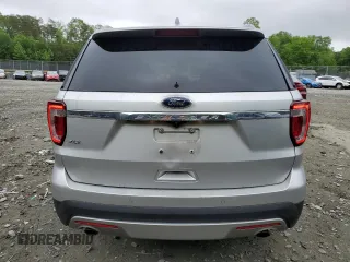 2017 Ford Explorer XLT with VIN 1FM5K7D81HGE13097, listed as a Copart auction lot 55858215 with 98,032 mi miles and Salvage title. Bid and sale history available at DreamBid. Image 6.