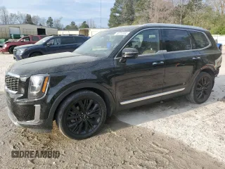 2022 Kia Telluride SX with VIN 5XYP5DHC9NG219577, listed as a Copart auction lot 50753995 with 53,699 mi miles and Salvage Title. Bid and sale history available at DreamBid. Image 1.