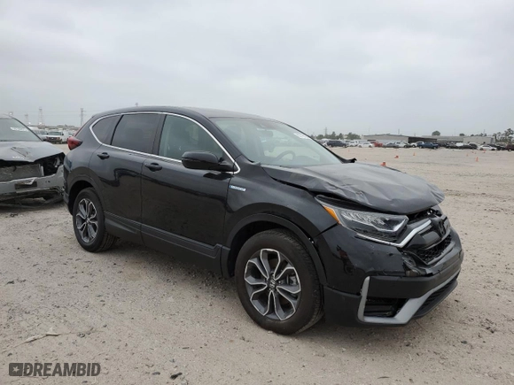 2022 Honda CR-V Hybrid EX with VIN 5J6RT6H58NL032244, listed as a Copart auction lot 52116185 with 51,289 mi miles and Salvage Title. Bid and sale history available at carsss.com. Image 4.