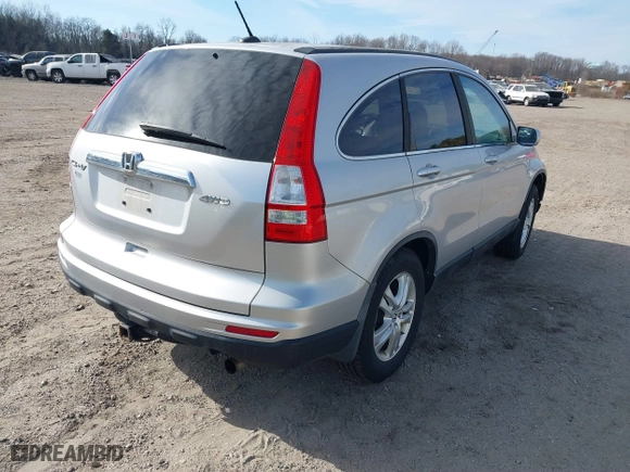 2010 Honda CR-V EX-L with VIN 5J6RE4H74AL055868, listed as a IAAI auction lot 41661172 with 124,344 mi miles. Bid and sale history available at carsss.com. Image 4.