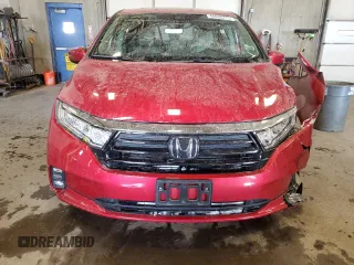 2023 Honda Odyssey EX-L with VIN 5FNRL6H6XPB025574, listed as a Copart auction lot 48046215 with 46,865 mi miles and Salvage Title. Bid and sale history available at carsss.com. Image 5.