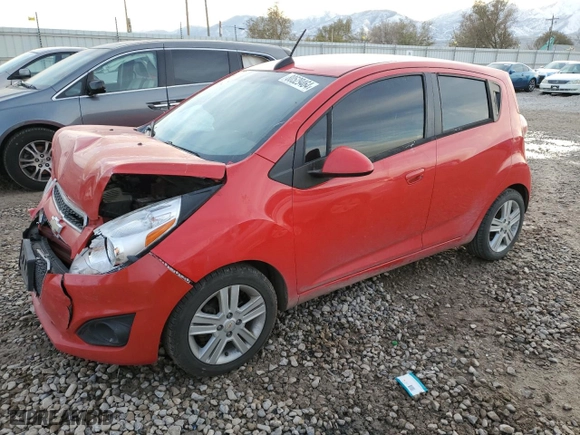 2015 Chevrolet Spark LS with VIN KL8CA6S92FC813235, listed as a Copart auction lot 80529464 with 168,593 mi miles and Salvage Title. Bid and sale history available at carsss.com. Image 1.