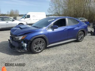 2023 Subaru WRX with VIN JF1VBAA68P9816491, listed as a Copart auction lot 51762095 with 8,409 mi miles and Salvage title. Bid and sale history available at DreamBid. Image 1.