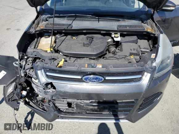 2015 Ford Escape Titanium with VIN 1FMCU9J99FUC13108, listed as a Copart auction lot 60815265 with 70,938 mi miles and Salvage title. Bid and sale history available at DreamBid. Image 12.