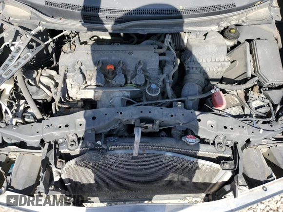 2013 Honda Civic LX with VIN 2HGFB2F57DH582216, listed as a Copart auction lot 61100525 with 165,292 mi miles and Salvage title. Bid and sale history available at DreamBid. Image 11.