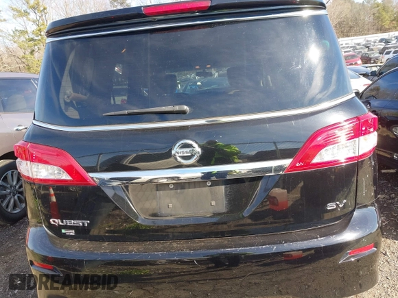 2017 Nissan Quest SV with VIN JN8AE2KP4H9169316, listed as a IAAI auction lot 41327568 with 152,469 mi miles. Bid and sale history available at carsss.com. Image 16.