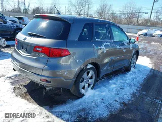 2007 Acura RDX with VIN 5J8TB18237A021790, listed as a IAAI auction lot 41604769 with 170,968 mi miles. Bid and sale history available at carsss.com. Image 4.