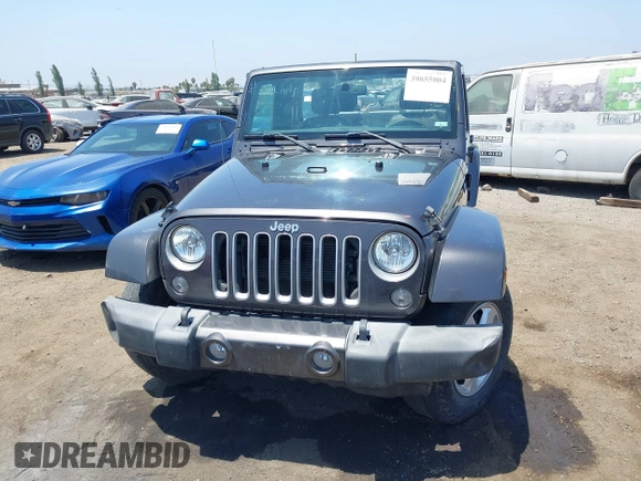2016 Jeep Wrangler Unlimited Sahara with VIN 1C4HJWEG2GL273507, listed as a IAAI auction lot 39855004 with 87,011 mi miles and . Bid and sale history available at DreamBid. Image 12.