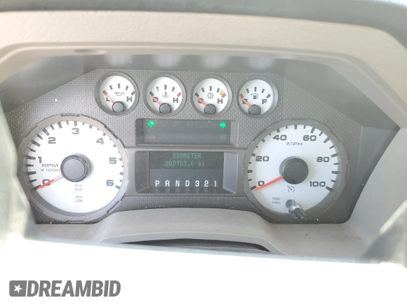 2009 Ford F-250 XL with VIN 1FTSX21Y49EA78771, listed as a Copart auction lot 72080524 with 200,183 mi miles and Salvage title. Bid and sale history available at DreamBid. Image 9.