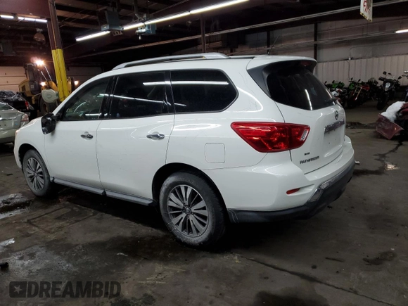 2017 Nissan Pathfinder S with VIN 5N1DR2MM3HC690476, listed as a Copart auction lot 89148845 with 63,624 mi miles and Salvage title. Bid and sale history available at DreamBid. Image 2.