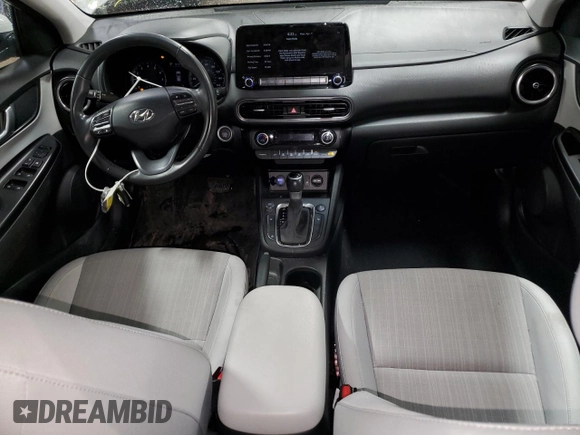 2023 Hyundai Kona SEL with VIN KM8K3CAB5PU946983, listed as a Copart auction lot 52311165 with 27,141 mi miles and Salvage Title. Bid and sale history available at DreamBid. Image 8.
