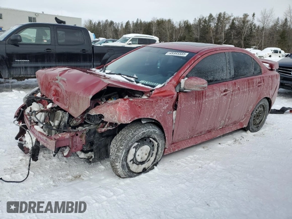 2016 Mitsubishi Lancer SE with VIN JA32V2FW4GU601351, listed as a Copart auction lot 45385585 with 0 mi miles and Salvage Title. Bid and sale history available at carsss.com. Image 1.