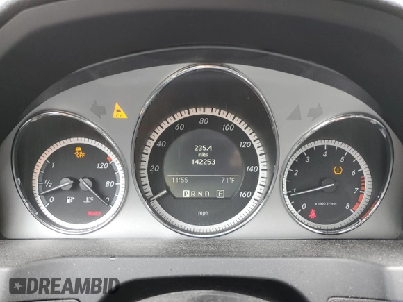 2011 Mercedes-Benz C 300 Sport with VIN WDDGF8BB5BR174600, listed as a Copart auction lot 56768265 with 142,253 mi miles and Salvage title. Bid and sale history available at DreamBid. Image 9.