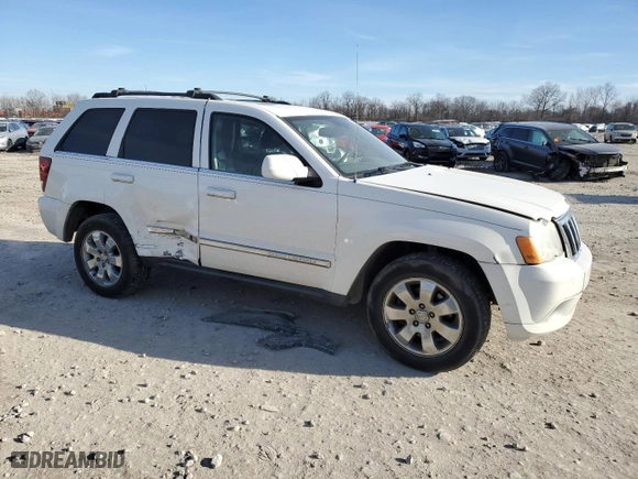2008 Jeep Grand Cherokee Limited with VIN 1J8HS58268C142291, listed as a Copart auction lot 84153974 with 138,695 mi miles and Salvage Title. Bid and sale history available at carsss.com. Image 4.