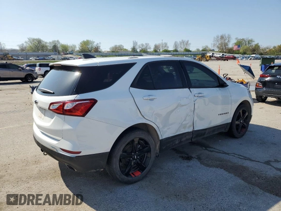 2019 Chevrolet Equinox LT with VIN 2GNAXLEX6K6171487, listed as a Copart auction lot 51326145 with 124,988 mi miles and Salvage Title. Bid and sale history available at DreamBid. Image 3.