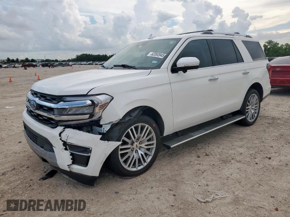 2023 Ford Expedition Limited with VIN 1FMJU1K87PEA18019, listed as a Copart auction lot 62093945 with 20,017 mi miles and Salvage title. Bid and sale history available at DreamBid. Image 1.