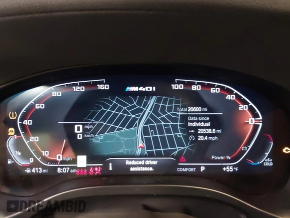 2023 BMW X3 M40i with VIN 5UX83DP09P9P31375, listed as a IAAI auction lot 41567192 with 20,600 mi miles and . Bid and sale history available at DreamBid. Image 7.