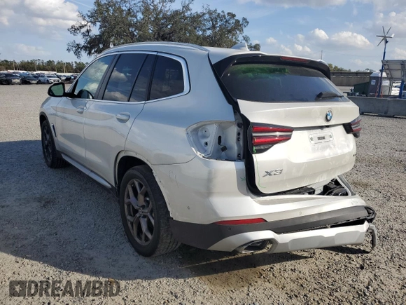 2024 BMW X3 sDrive30i z VIN 5UX43DP08R9T39988, wystawiony jako Copart lot #47793865 z przebiegiem 19 067 mil mil oraz Szkoda całkowita • Salvage title. Historia ofert i sprzedaży dostępna na DreamBid. Obrazek 2.