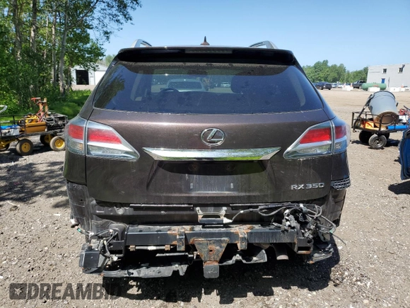 2013 Lexus RX 350 with VIN 2T2BK1BA2DC209682, listed as a Copart auction lot 59856755 with 335,059 mi miles and Clean title. Bid and sale history available at DreamBid. Image 6.