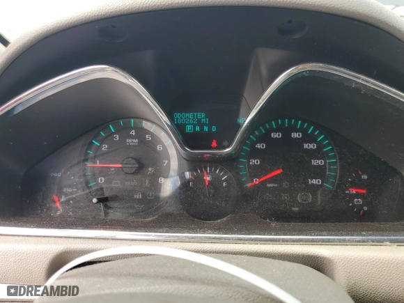 2013 Chevrolet Traverse LS with VIN 1GNKRFED2DJ184555, listed as a Copart auction lot 87126994 with 180,262 mi miles and Clean Title. Bid and sale history available at carsss.com. Image 9.