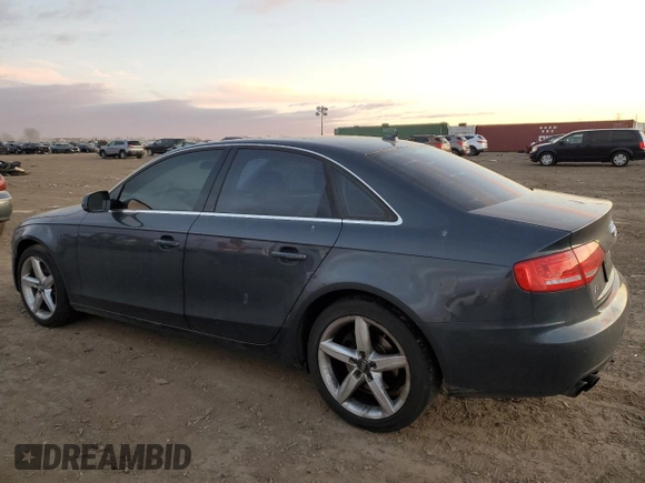 2010 Audi A4 2.0T Premium Plus with VIN WAUEFAFL1AN033747, listed as a Copart auction lot 82787894 with 92,786 mi miles and Salvage Title. Bid and sale history available at carsss.com. Image 2.