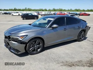 2024 Acura Integra Technology with VIN 19UDE4H6XRA010062, listed as a Copart auction lot 58029635 with 17,459 mi miles and Salvage title. Bid and sale history available at DreamBid. Image 1.