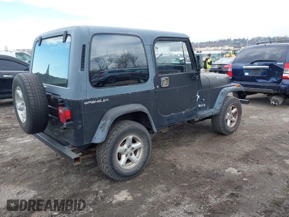 1993 Jeep Wrangler "S" with VIN 1J4FY19PXPP225417, listed as a IAAI auction lot 41820689 with 43,576 mi miles. Bid and sale history available at carsss.com. Image 4.