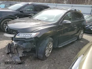 2016 Acura RDX Tech Pkg with VIN 5J8TB4H55GL001492, listed as a Copart auction lot 53953365 with 103,813 mi miles and Clean Title. Bid and sale history available at carsss.com. Image 1.