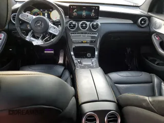 2020 Mercedes-Benz GLC with VIN WDC0J8KB5LF744831, listed as a Copart auction lot 85045494 with 43,739 mi miles and Salvage Title. Bid and sale history available at carsss.com. Image 8.