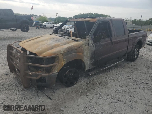 2015 Ford F-250 Lariat z VIN 1FT7W2BT2FED50354, wystawiony jako Copart lot #54244605 z przebiegiem Nie podano mil oraz Szkoda całkowita • Salvage title. Historia ofert i sprzedaży dostępna na DreamBid. Obrazek 1.
