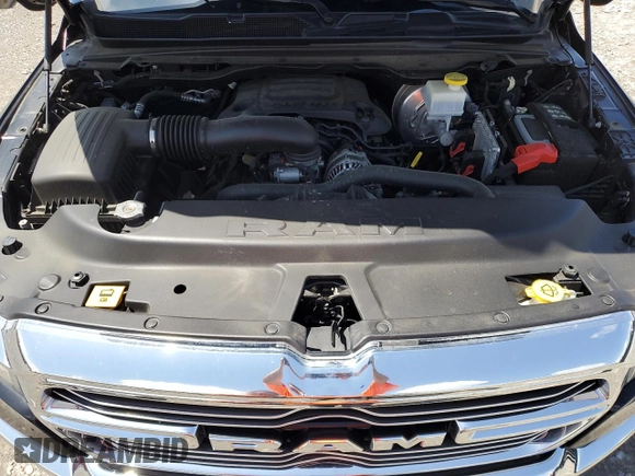 2021 Ram 1500 Big Horn with VIN 1C6SRFFT4MN657323, listed as a Copart auction lot 57825045 with 20,584 mi miles and Salvage title. Bid and sale history available at DreamBid. Image 11.