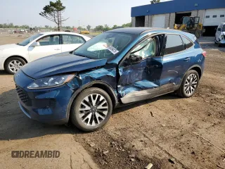 2020 Ford Escape SE Sport Hybrid with VIN 1FMCU9BZ2LUB64909, listed as a Copart auction lot 60494875 with 35,162 mi miles and Salvage title. Bid and sale history available at DreamBid. Image 1.