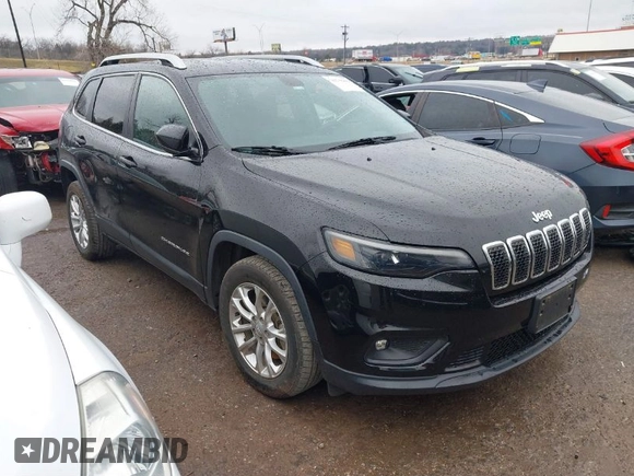 2019 Jeep Cherokee Latitude with VIN 1C4PJLCB4KD220229, listed as a IAAI auction lot 41179101 with 63,099 mi miles and . Bid and sale history available at DreamBid. Image 1.